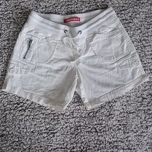 UNIONBAY White Cargo Shorts Durable Mid-Thigh